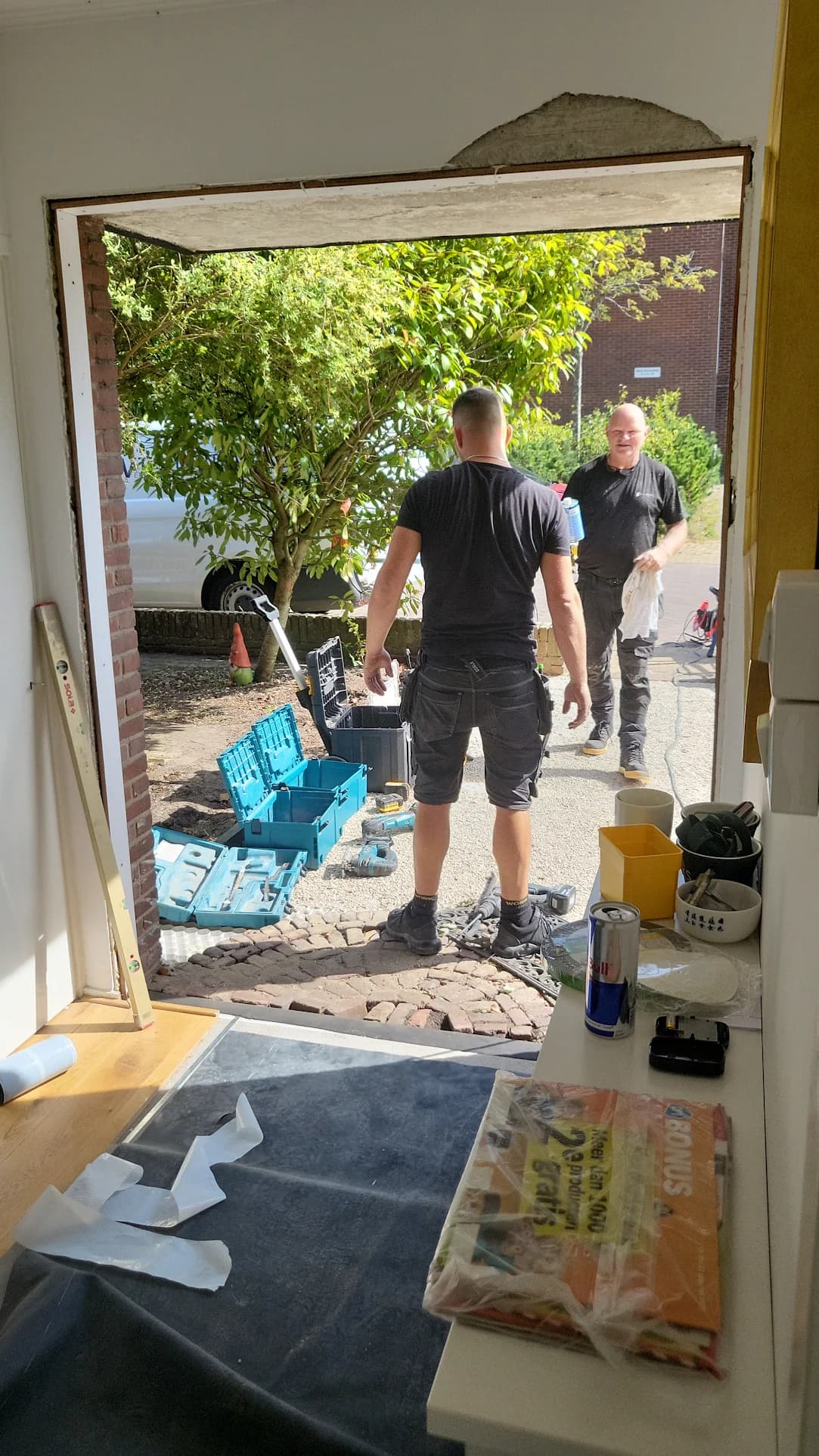 Kunststof kozijnen met triple glas geplaatst in een woning
